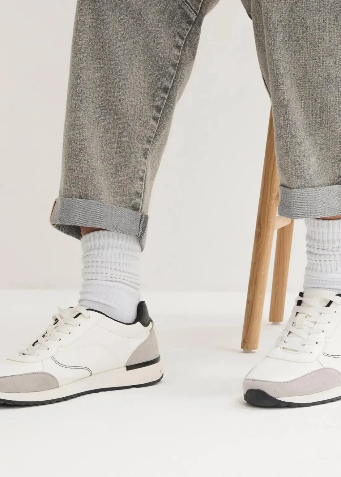 Boyfriend-Jeans mit Vintagewaschung