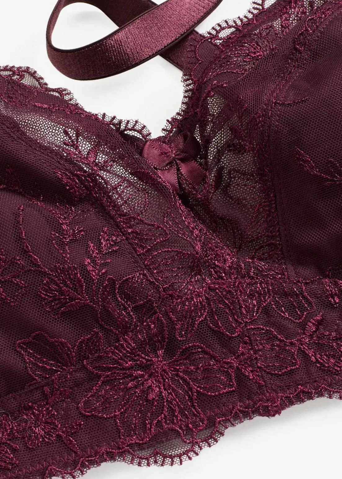 Bralette mit Stickerei