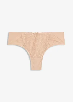 Brazilslip mit blumiger Stickerei