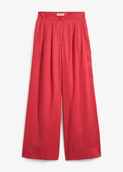 Bundfaltenhose aus fließendem Lyocell