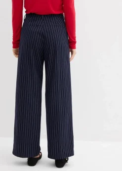 Bundfaltenhose aus Viskose-Mix