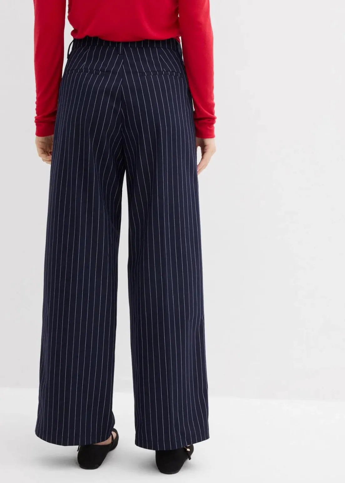 Bundfaltenhose aus Viskose-Mix