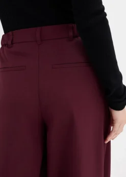 Bundfaltenhose mit Bequembund und Schlitz