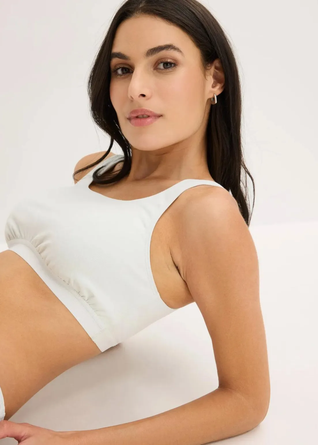 Bustier mit Bio-Baumwolle (3er Pack)