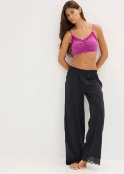 Bustier mit Bio-Baumwolle und Spitze