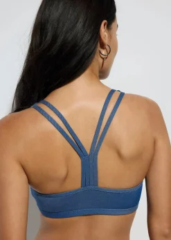 Bustier-Bikini in Jeansoptik(2-tlg.Set)