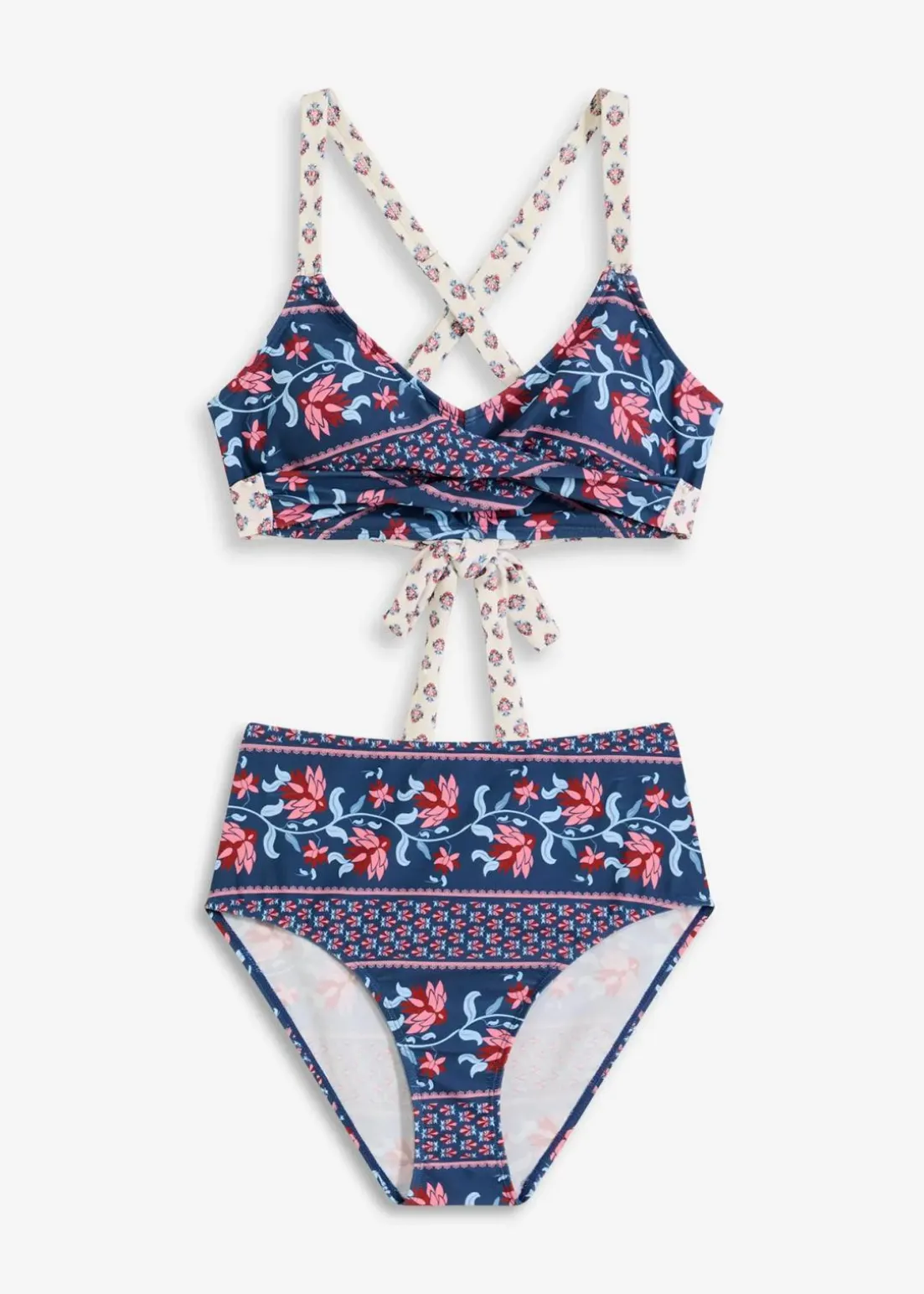 Bustier-Bikini in Wickeloptik (2-tlg.Set)