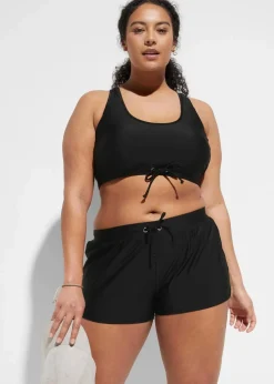 Bustier-Bikini mit Badeshorts (2-tlg.Set)