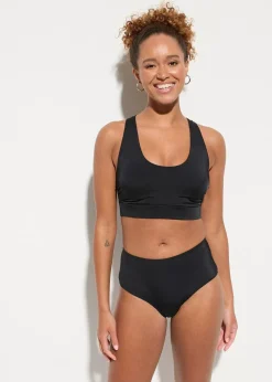 Bustier-Bikini mit Ringerrücken (2-tlg. Set)