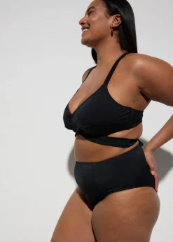 Bustier-Bikini (2-tlg.Set) mit Bindedetail