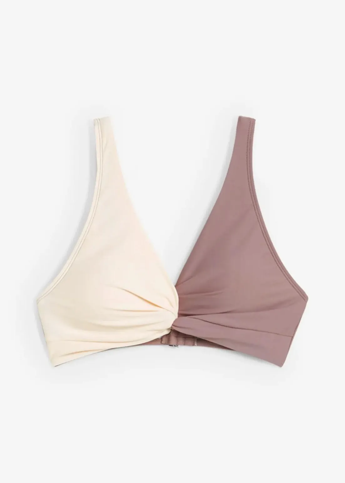 Bustier-Bikinioberteil mit Twistdetail