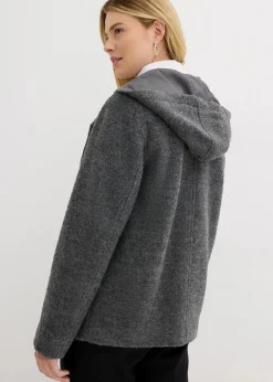 Cabanjacke aus kuscheligem Bouclé