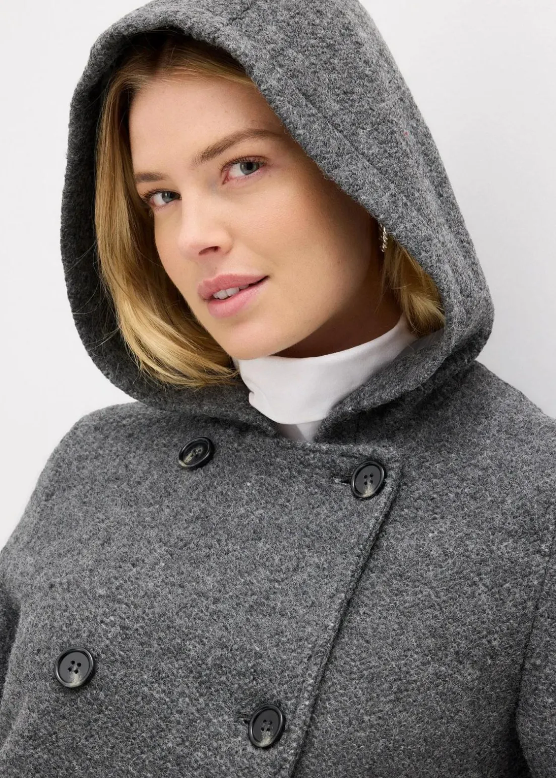 Cabanjacke aus kuscheligem Bouclé