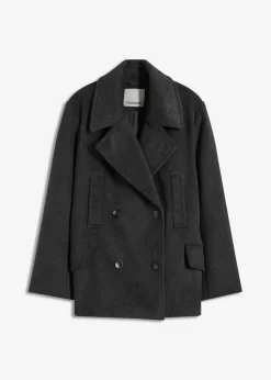 Cabanjacke in Wolloptik