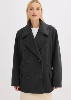 Cabanjacke in Wolloptik