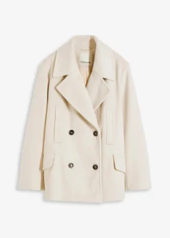 Cabanjacke in Wolloptik