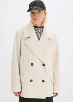 Cabanjacke in Wolloptik