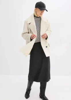 Cabanjacke in Wolloptik