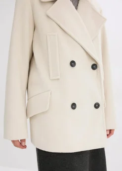 Cabanjacke in Wolloptik