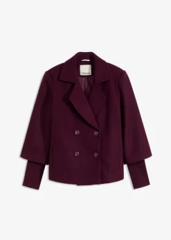 Cabanjacke mit Strickärmeln