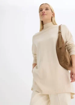 Cape-Pullover aus aus softem Viskose-Mix