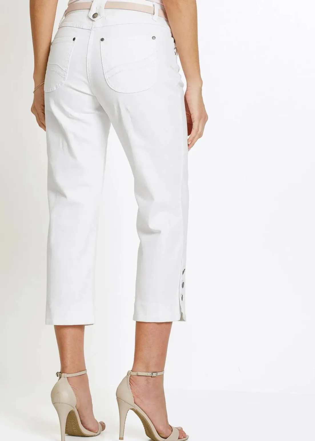 Capri Jeans Mid Waist