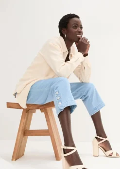 Capri Jeans Mid Waist