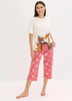 Capri Pyjama aus reiner Bio-Baumwolle