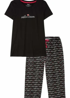 Capri Pyjama aus reiner Baumwolle