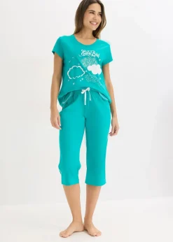 Capri Pyjama aus reiner Bio-Baumwolle
