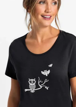 Capri Pyjama mit kurzen Ärmeln