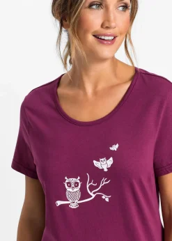 Capri Pyjama mit kurzen Ärmeln