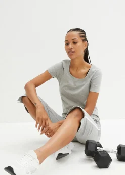 Capri-Hose aus Baumwolle mit Stretch (2er Pack)