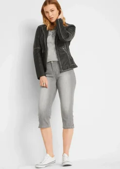 Capri-Komfort-Stretch-Jeans, 2-er Pack