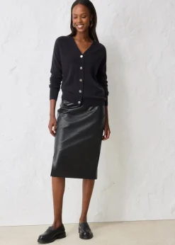 Cashmerestrickjacke mit Good Cashmere Standard®-Anteil