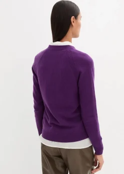 Cashmerestrickjacke mit Good Cashmere Standard®-Anteil