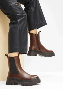Chelsea-Boots aus Leder