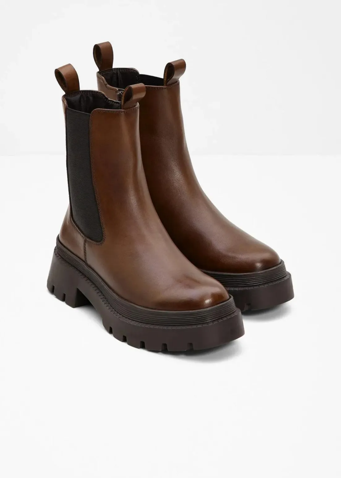 Chelsea-Boots aus Leder