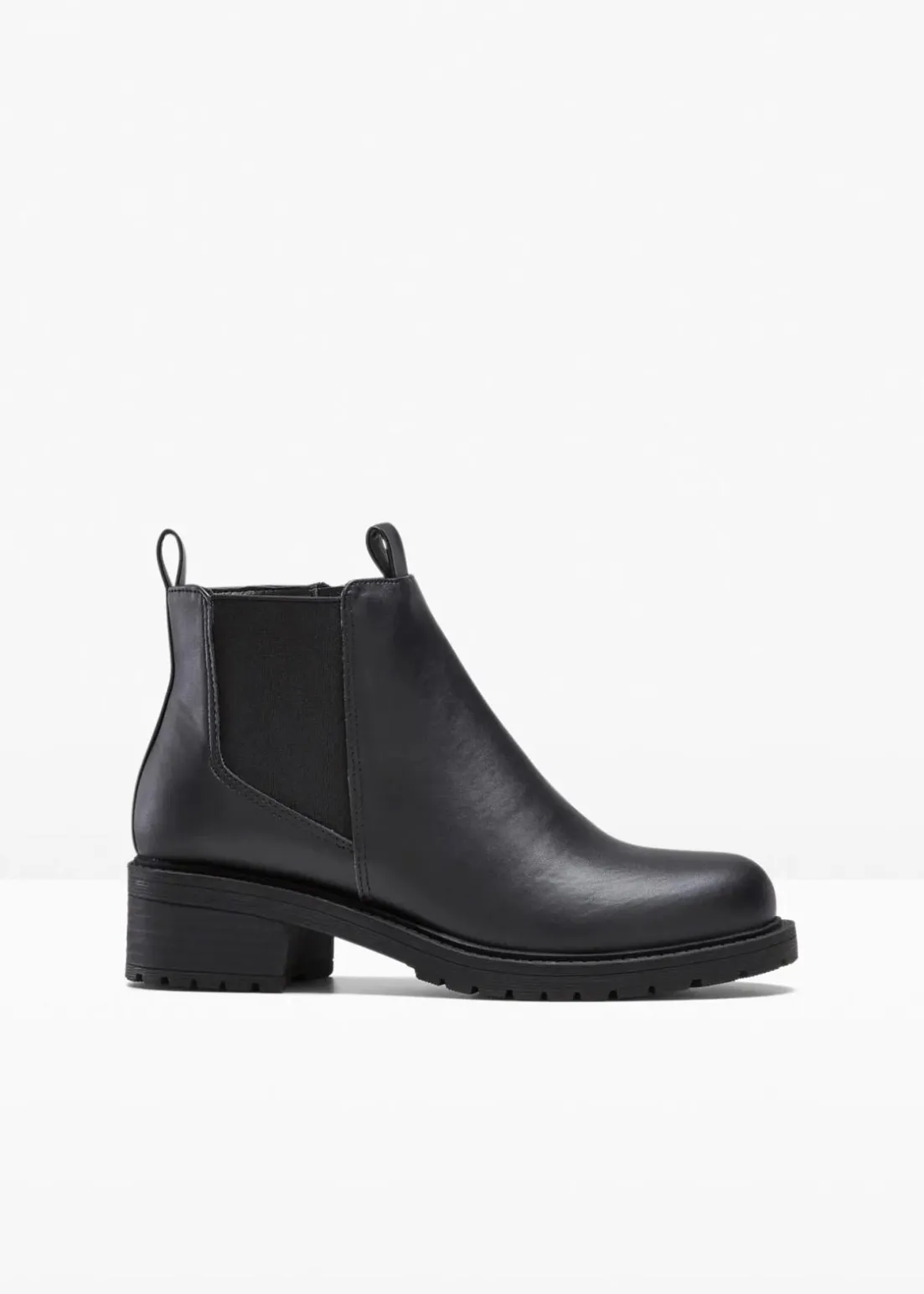 Chelsea-Boots mit Profilsohle