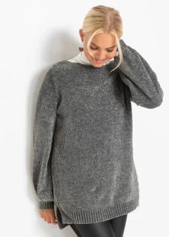Chenille-Longpullover