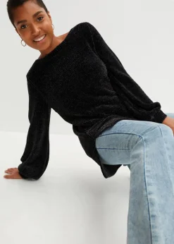 Chenille-Longpullover