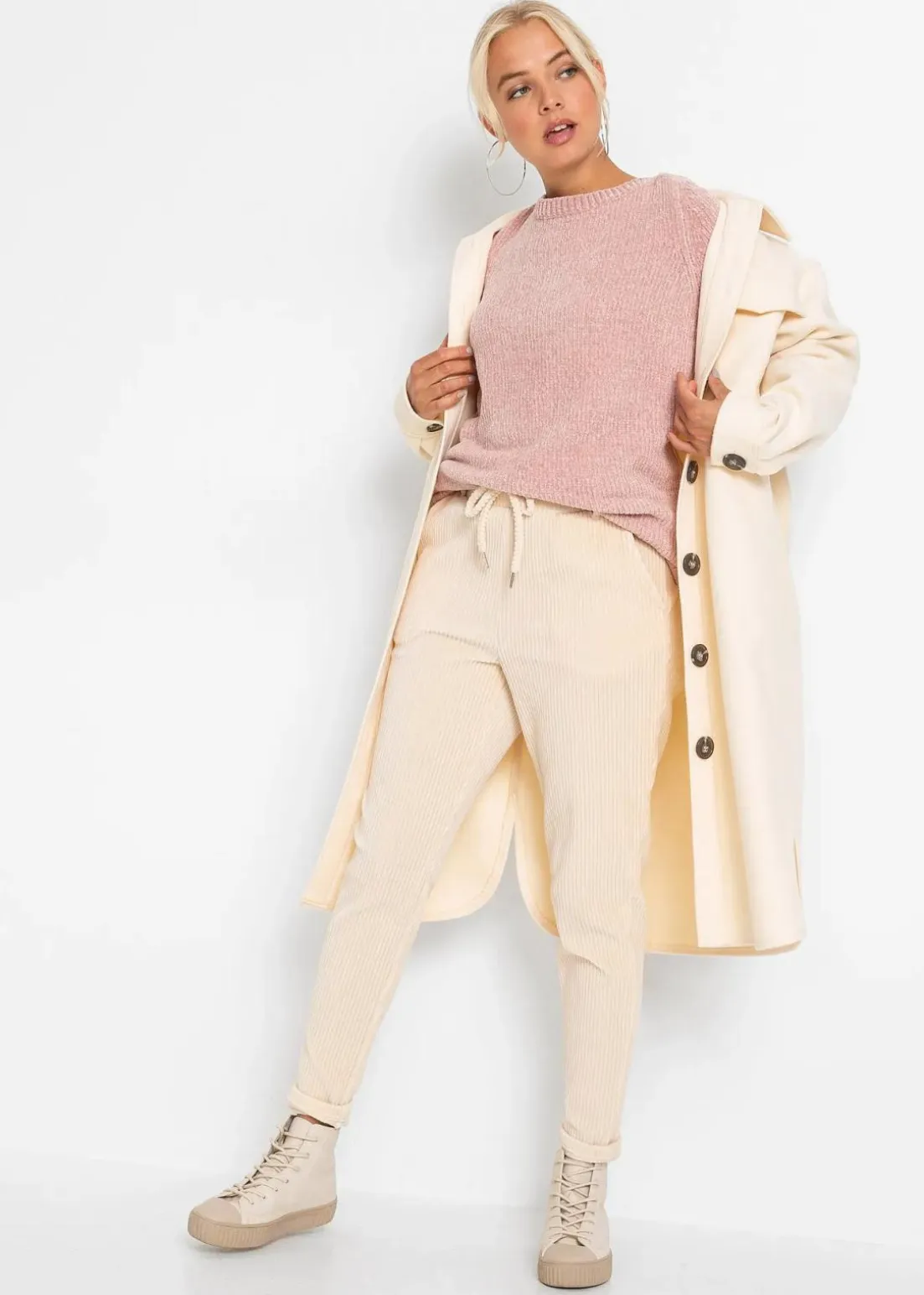 Chenille-Longpullover