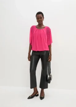 Chiffonbluse mit Untertop