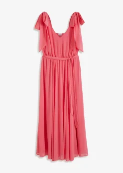 Chiffonkleid mit Schleifendetails