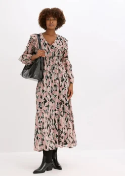 Chiffonkleid mit Volants