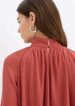 Chiffonkleid mit Volants