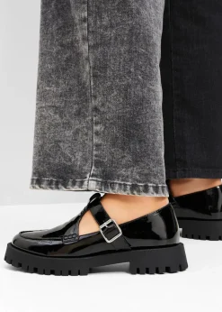 Chunky Loafer mit Cut-Outs