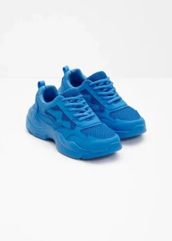 Chunky Sneaker mit Mesh-Einsatz