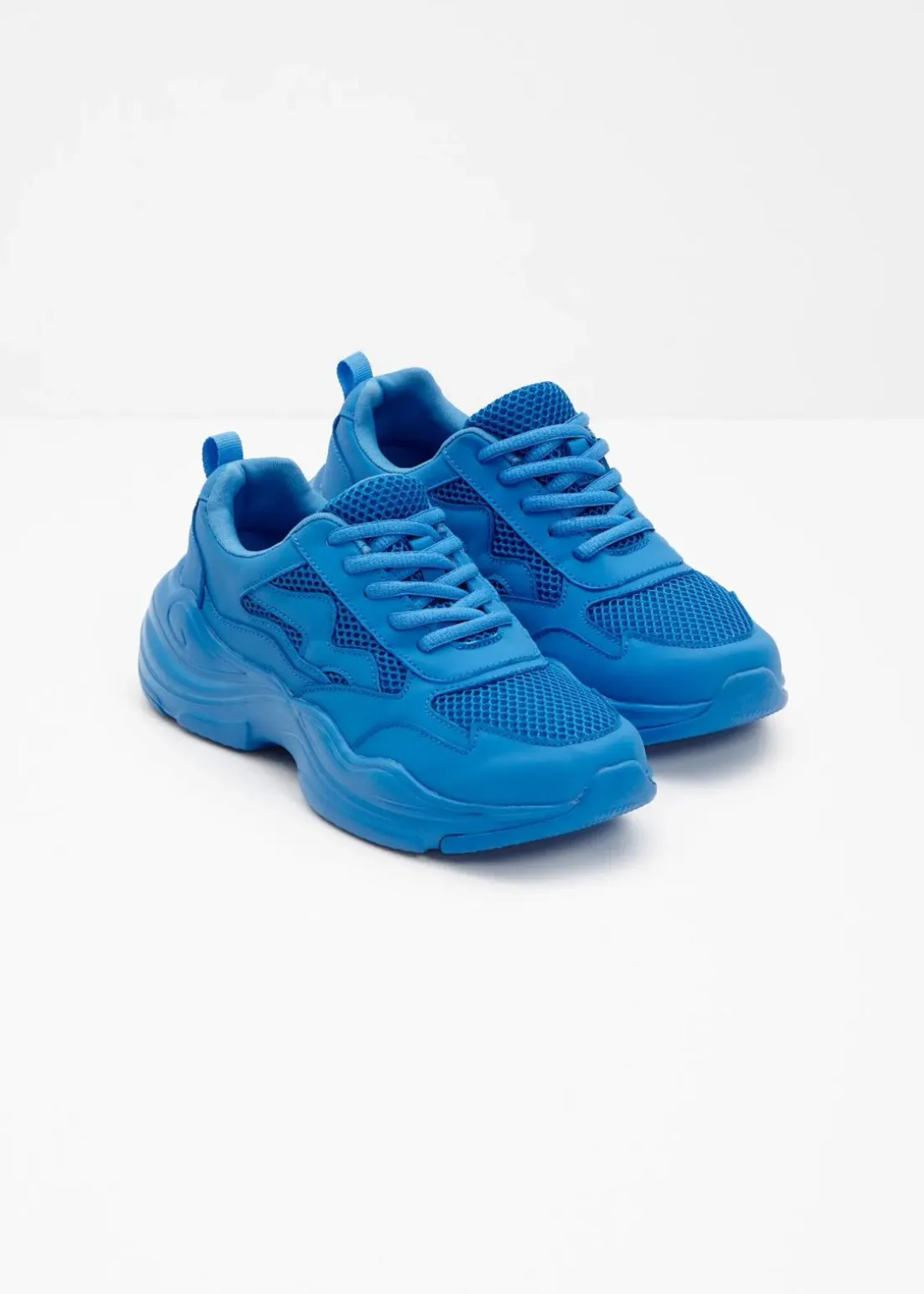 Chunky Sneaker mit Mesh-Einsatz