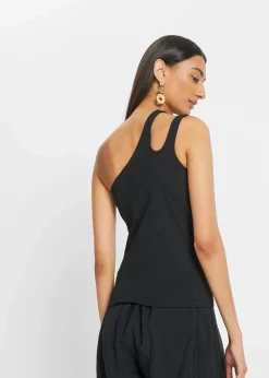 Cold-Shoulder Top mit Bio-Baumwolle
